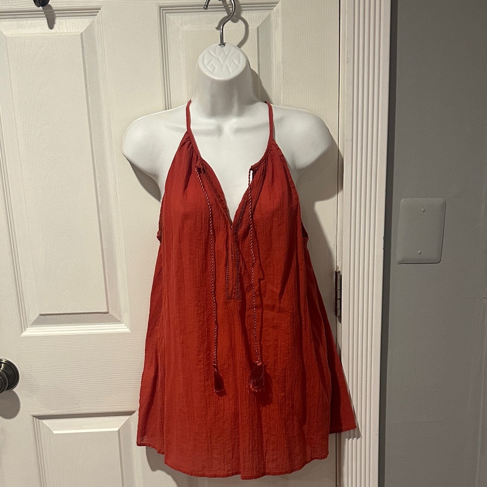 Banana Republic Red Halter Top